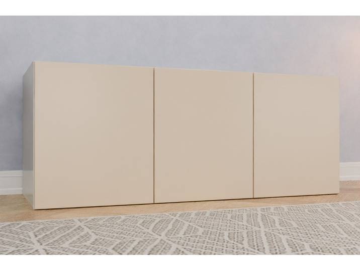 Büro Sideboard nach Maß - RAL 1015 Hellelfenbein - 60x150x60cm - Individuell konfigurieren