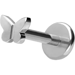 Titan Labret mit Push Fit SCHMETTERLING