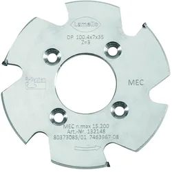 Lamello, Fräser, P-System Nutfräser CNC, DP, D100.4x7xD30 mm, Z6, NL 4xD6.6xD48 mm