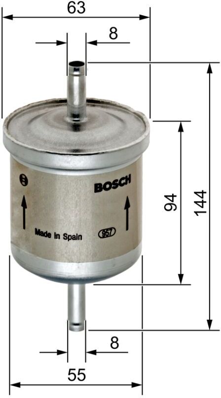Kraftstofffilter BOSCH 0 450 905 280