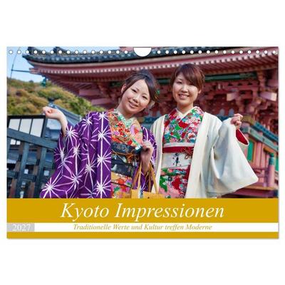 Kyoto Impressionen (Wandkalender 2027 DIN A4 quer), CALVENDO Monatskalender