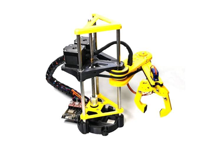 Bras robotique avec moteur pas à pas, impression 3D, robot mamipulateur pour robot Ardu37, kit de bricolage programmable chirurgie tionné