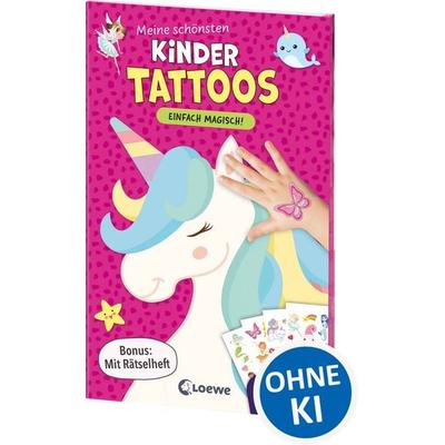 Meine schönsten Kindertattoos - Einfach magisch!, Taschenbuch von Loewe Kreativ/Loewe Lernen und Raetseln, Loewe, 978-3-7432-2029-4