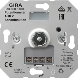 Gira Potentiometer-Einsatz 030900