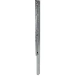 Alberts® Zaunpfosten inkl. Flacheisen für Doppelstabmatten  -grün -1500 mm