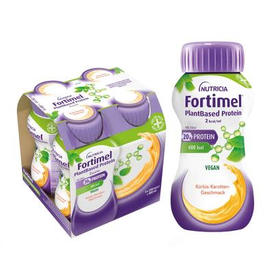Fortimel PlantBased Protein 2 kcal Kürbis-Karotte 4x200 ml Flüssigkeit