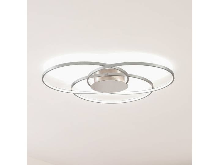 Riley Plafonnier Alu - Lindby - Salon / séjour - Moderne - Aluminium - Anneau