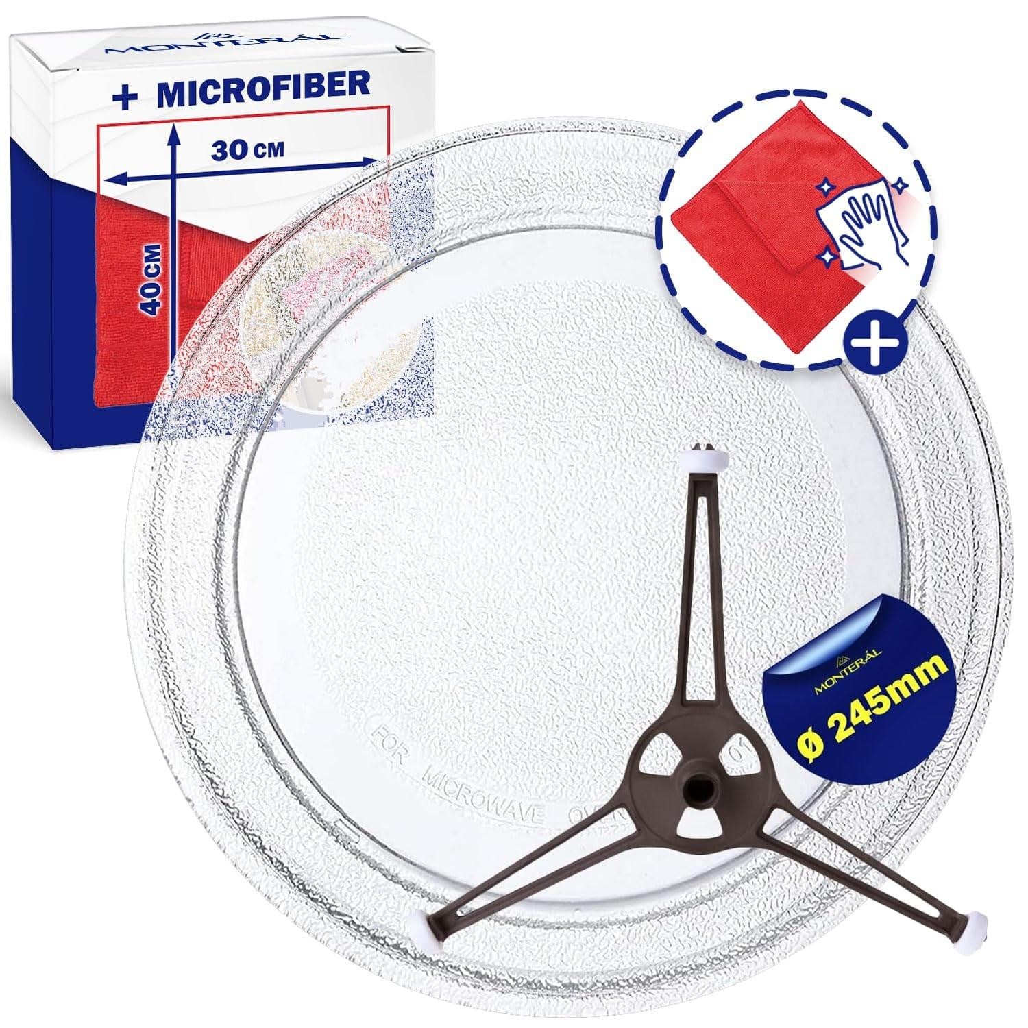 Universele Magnetronplaat met Microvezeldoek en Houder