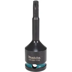Makita Impact Black T-Schlagnuss 1/2 Zoll 78 mm lang - CR-MO - Impact Black - E-19803