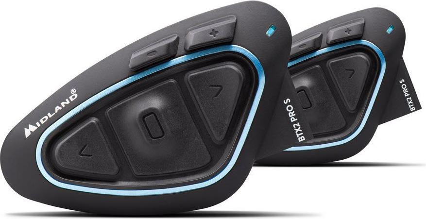 Midland BTX2 Pro S Walkie-Talkie, 1200 meter, Zwart-Blauw, Waterdicht IPX6