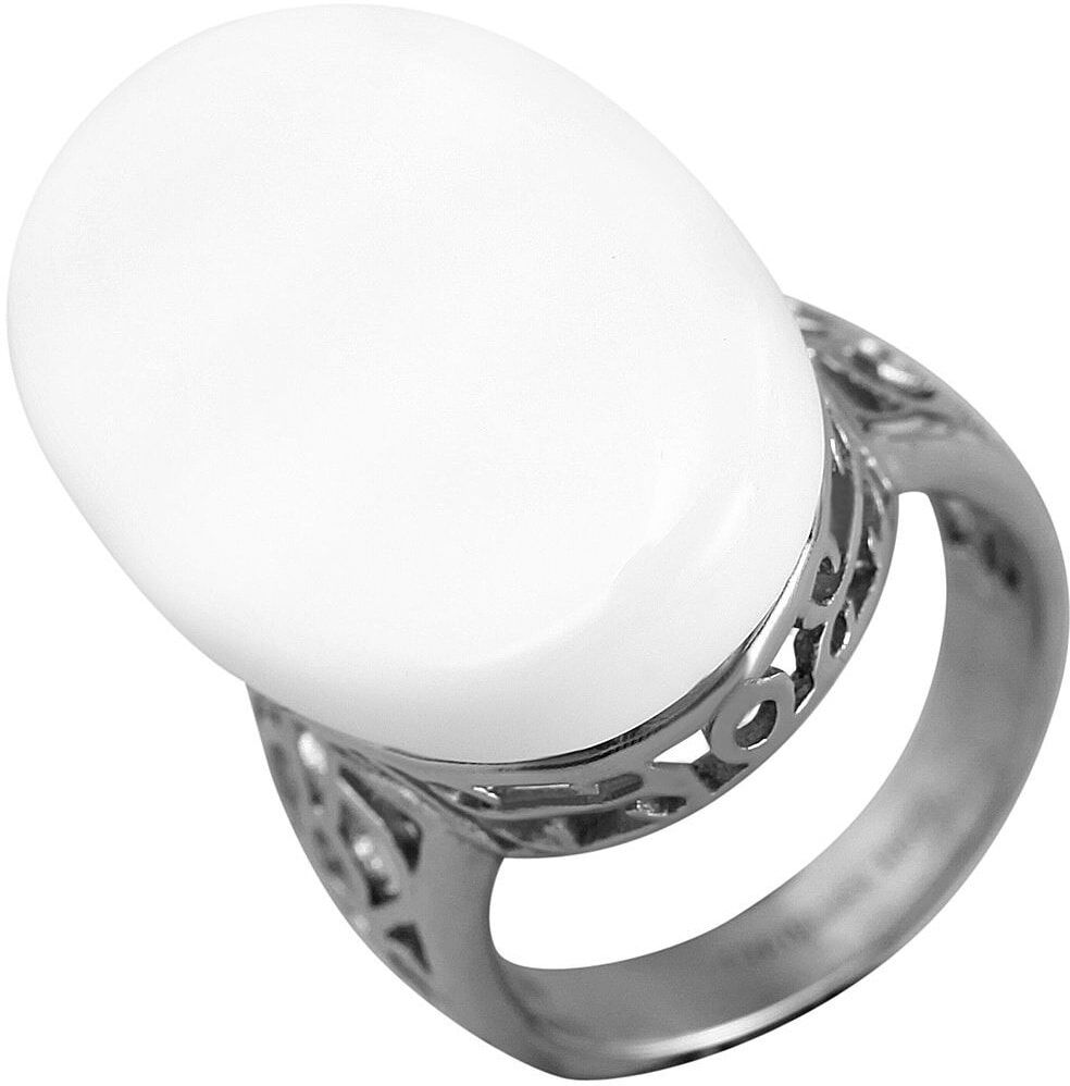 Fingerring AKZENT "Wanja, langlebig" Gr. 56, silber (silberfarbig), Fingerringe, Damen, 56, Edelstahl, Fingerring