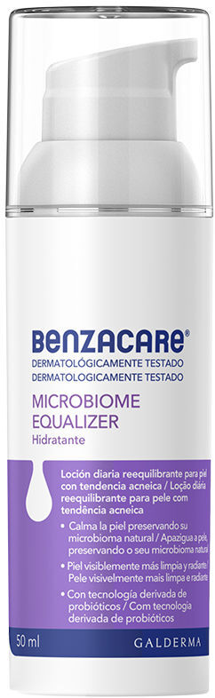 Benzacare Microbiome Equalizer lotion rééquilibrante quotidienne à tendance acnéique 50 ml