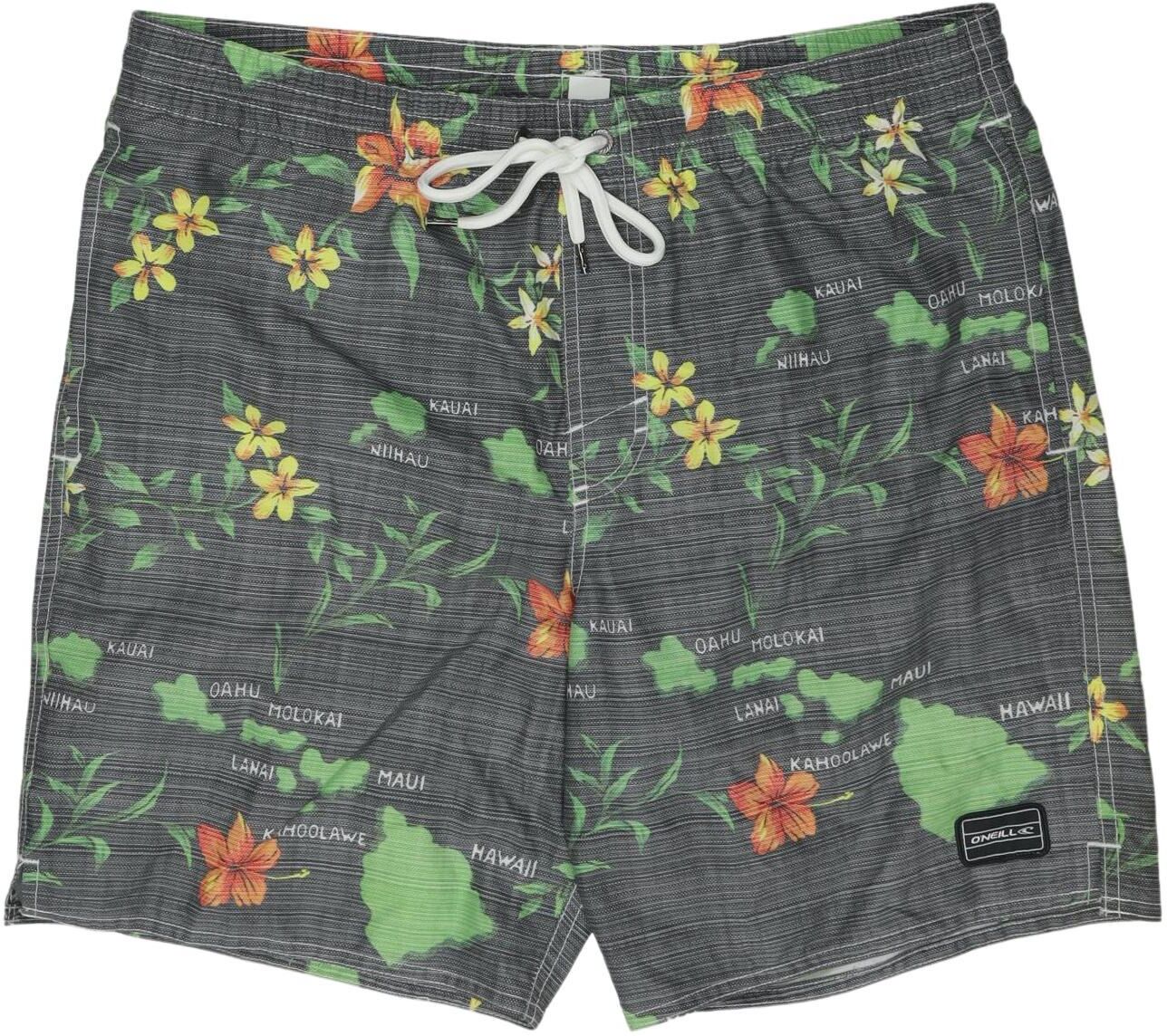 O Neill Herren Shorts, Mehrfarbig, Gr. L, Synthetik - Second Hand