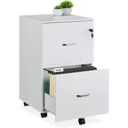 Relaxdays, Rollcontainer, Rollcontainer (43 x 46 x 72 cm)