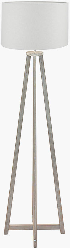 Canora Grey 161cm Traditional Floor Lamp White/Grey 161cm H X 45cm W X 45cm D