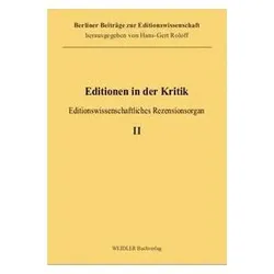 Editionen in der Kritik 2, Fachbücher von Hans G. Roloff