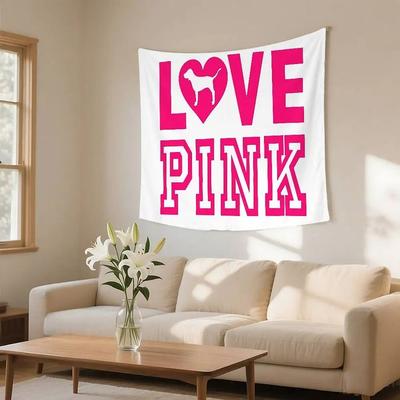 Uplift Essentials "Chic ""LOVE PINK"" Aesthetic Wall Tapestry style 4 31 X 47 In (80 X 120 Cm)"
