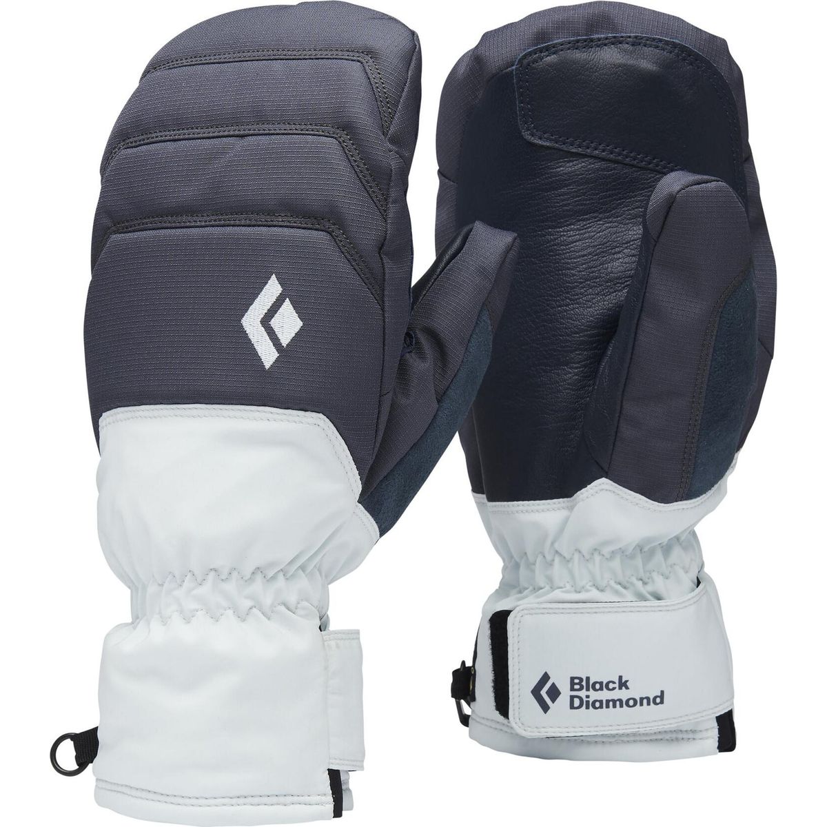 Black Diamond W Mission MX Mitts charcoal-belay blue (9496) XSM BD8011379496XSM1