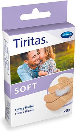 Tiritas Soft Assortment 4 Sizes 20 Units