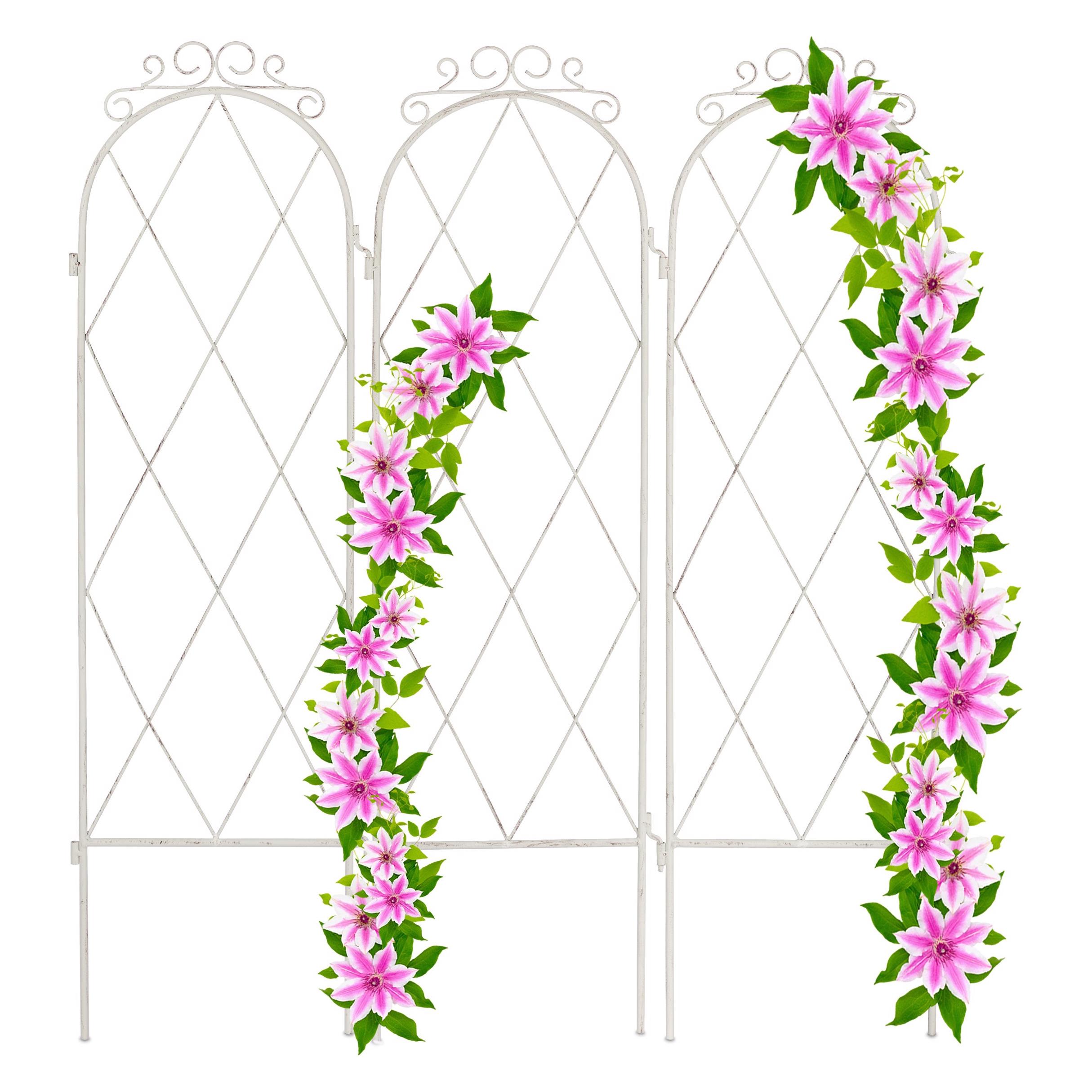 Relaxdays Rankgitter (1 cm, 27.50 cm) (4052025368777)