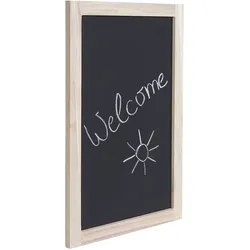 Wandtafel MCW-C18, Kreidetafel Schreibtafel Schiefertafel Dekotafel Notiztafel ~ 60x40cm