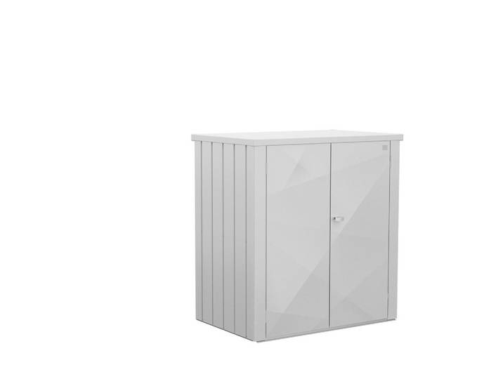 Biohort Geräteschrank, Silberfarben, Metall, 132x140x87 cm, Freizeit & Co, Heimwerken, Werkstatteinrichtung
