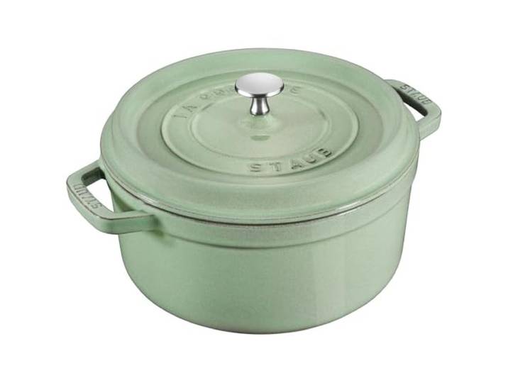 STAUB Gietijzeren Ronde Cocotte 26 cm Salie