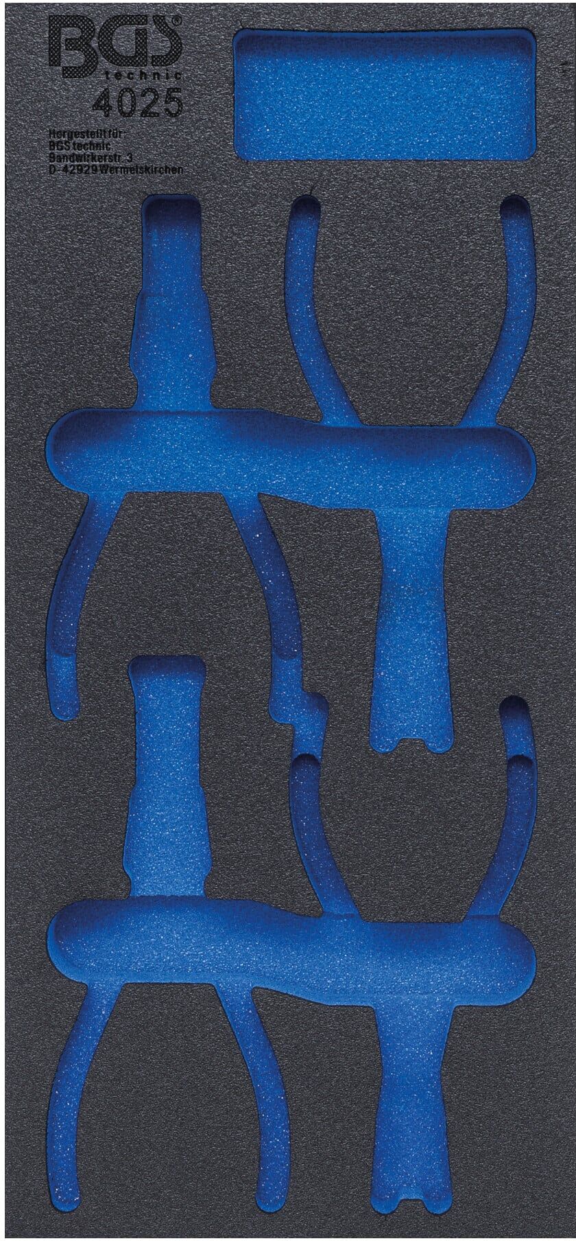 BGS Werkstattwageneinlage 1/3 4025-1, leer, für Art. 4025 ; BGS technic)