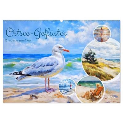 Ostsee-Geflüster - Entspannung am Meer (Wandkalender 2027 DIN A2 quer), CALVENDO Monatskalender