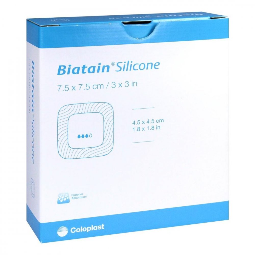 B2B Medical GmbH Biatain Silicone Schaumverband 7,5x7,5 cm 11521937