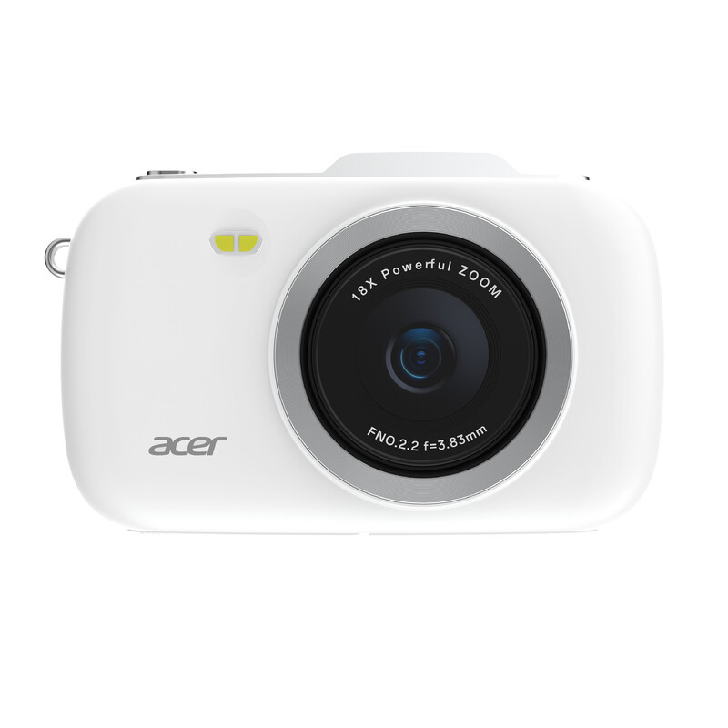 Komery G7-A 4K Digitale Camera, 80MP UHD Draagbare Vlogcamera met 18X Zoom, Wit