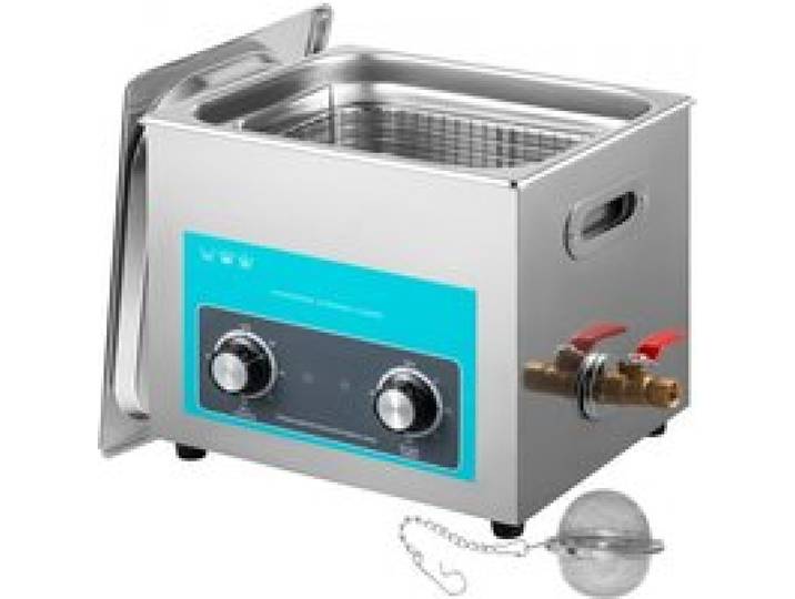 VEVOR Nettoyeur à Ultrasons 15 L Nettoyeur à Ultrasons Professionnel à Fréquence 40 kHz Appareil de Nettoyage Ultrasonique avec Cuve en Acier Inoxydable pour Bijoux Lunettes Montre Dentier