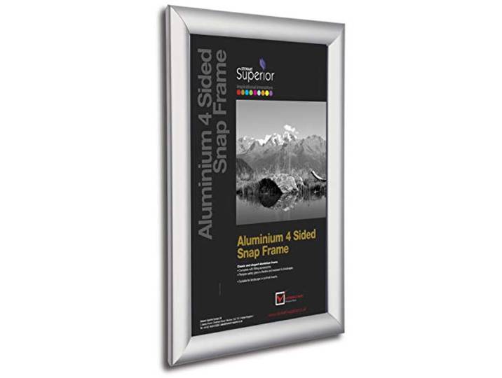 Kliklijst Seco A2 aluminium anti reflecterend aan voor- zijde aan te passen