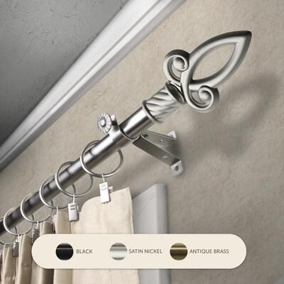 InStyleDesign Saber Adjustable Curtain Rod