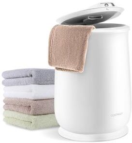 Costway Towel Warmer Bucket with Auto Shut Off for Bathroom-White