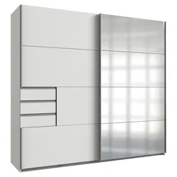 Schwebetürenschrank Saigon ca. 225x210 cm Weiß