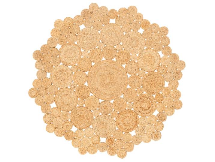 NATURFASER TEPPICH JUTE SALSA NATUR CIRCLE RUND
