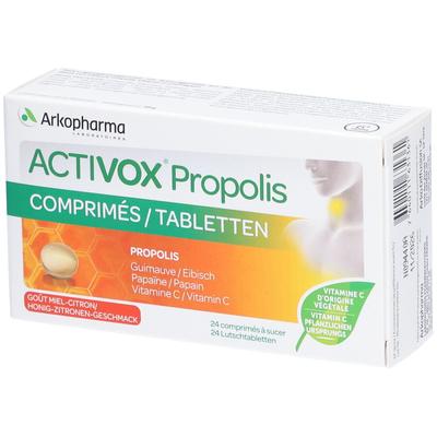 Activox Propolis Honig-Zitronen Lutschtabl 24 Stk St Filmdragees