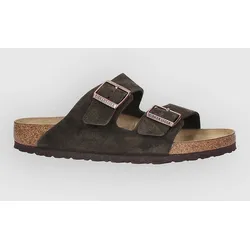 Birkenstock Arizona Suede Leather Sandalen mocca Gr. 37