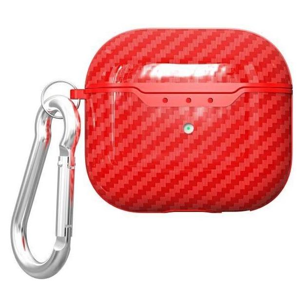 Beline AirPods Carbon Cover Air Pods 4 czerwony /red (Kopfhörer Hülle) (52721499)