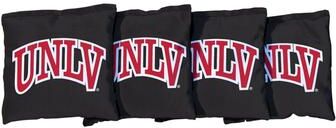 Skip's Garage Unlv Rebels Black Cornhole Bags