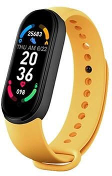 Uplift Essentials Multi Function Smart Fitness Bracelet yellow