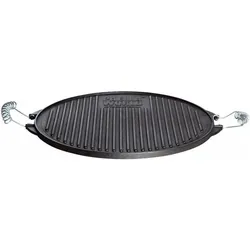 All'Grill, Grillplatte, Grillplatte (Plancha) aus Gusseisen Light, Ø 42 cm
