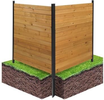 no Outdoor Wood Fence Privacy Screens