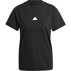 ADIDAS Damen Shirt Embroidered, Größe S in Schwarz Schwarz
