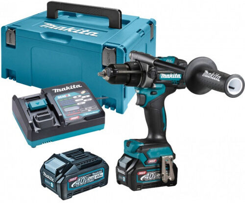 Makita HP001GM201 Perceuse visseuse a percussion Li-ion XGT (2x4,0Ah/40V) Makpac