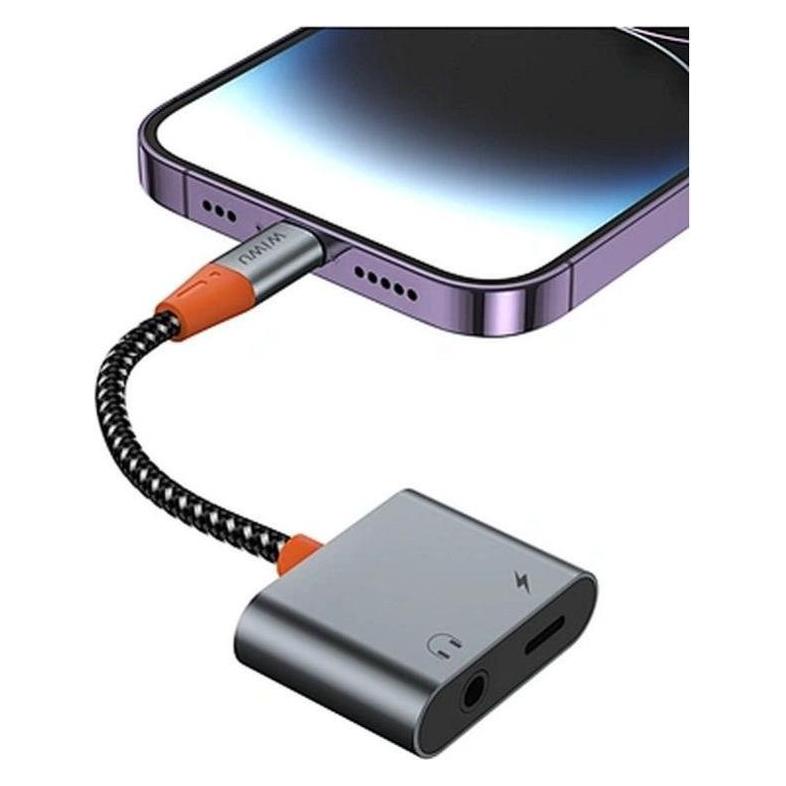 Wiwu Converter - Audio adapter LT10 Typ C to Typ C + 3.5mm (6936686407540)