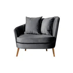 Max Winzer Sessel  Miranda ¦ grau ¦ Maße (cm): B: 106 H: 88