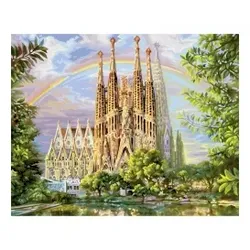 Sagrada Familia 40 x 50 cm – Malen nach Zahlen