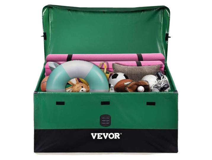 VEVOR Coffre de jardin Coffre à coussins en bâche PE 440L Coffre de jardin pour l'extérieur